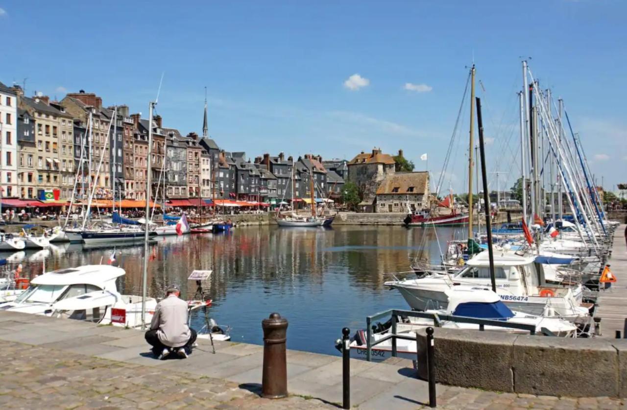 Maison Cosy Proche De La Plage De Honfleur Apartment Exterior foto